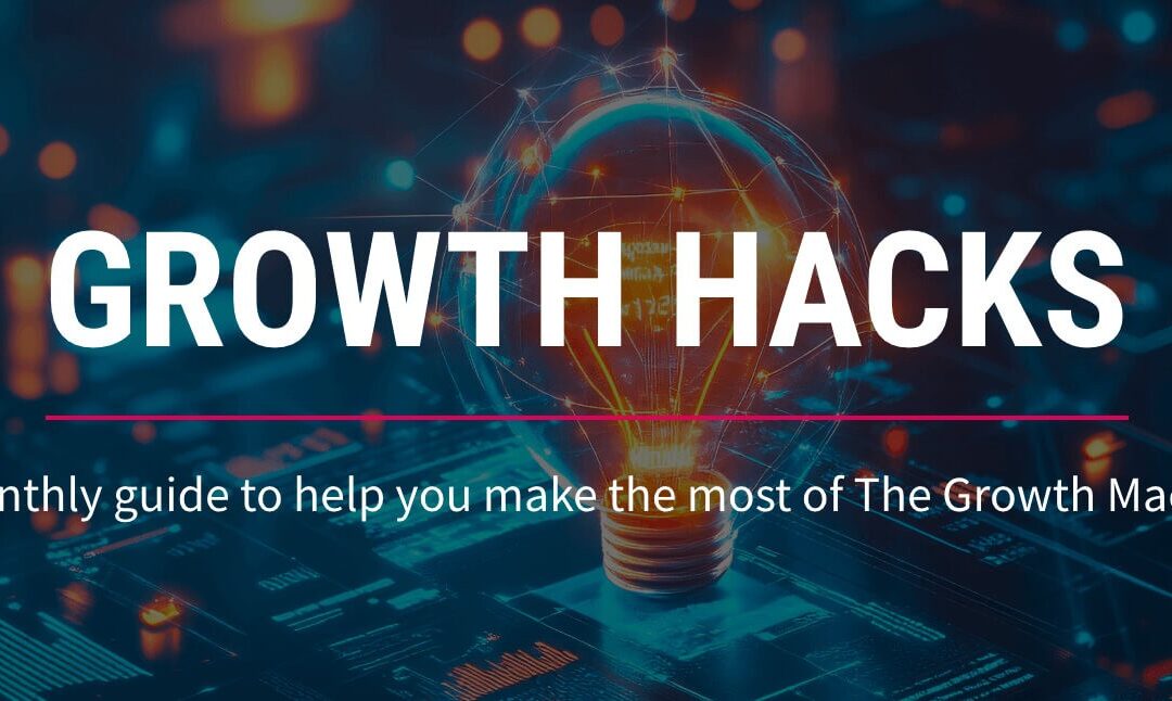 Growth hacks monthly videos logo for desktop